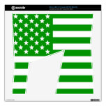 Green USA Flag Xbox 360 S Console Skin