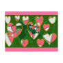 Green Valentine Postcard
