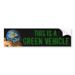 GREEN VEHICLE bumper stickers by Atoyot1031 GREEN VEHICLE bumper stickers