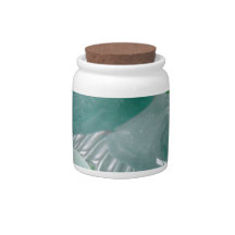 Green Vibrations Green Sea Glass Candy Dishes