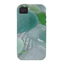 Green Vibrations Green Sea Glass iPhone 4/4S Cover
