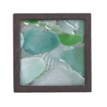 Green Vibrations Green Sea Glass Premium Jewelry Box