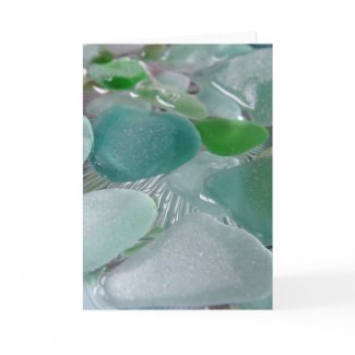 Green Vibrations Greeting Card card
