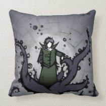 Green & Vine Figure on Pillow pillows