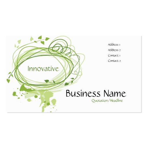 Green Vines Business Card