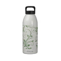Green Vines Drinking Bottle