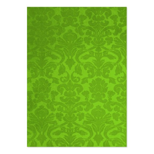 Green Vintage Background Earring Cards Business Card Template (back side)