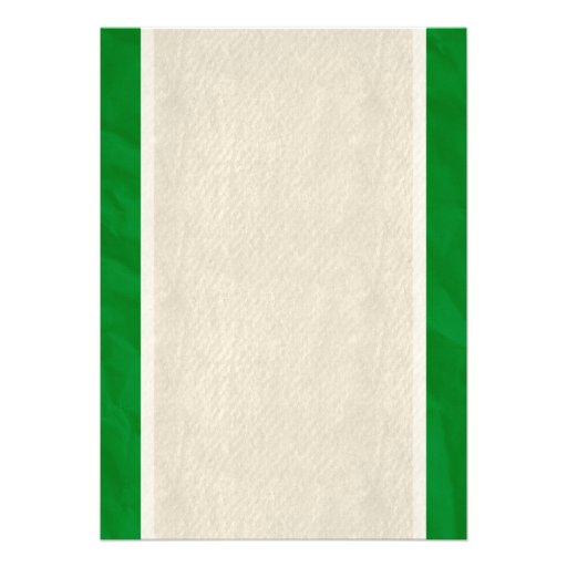 Green Vintage Bow Linen Bridal Shower Invitations