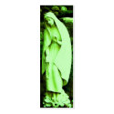 Green Virgin Mary BOOKMARK business cards