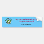 Green Volleyball Bumper Stickers