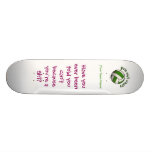 Green Volleyball Skateboard Deck