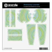 Green Vortex Zazzle Skin Skullcandy Lowrider Skins