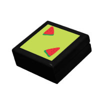 Green Watermelon Pattern Gift Box