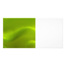 Green Wave Dream Photo Card Template