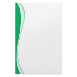 Green Waves Side Stationery Paper