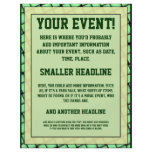 Green Weave All-Purpose Flyer