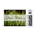 Green Wedding stamp