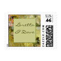 Green wedding theme custom postage postage