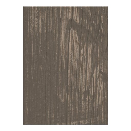 Green Western Barn Wood Bridal Shower Invitations