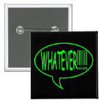 Green Whatever Speech Bubble Buttons