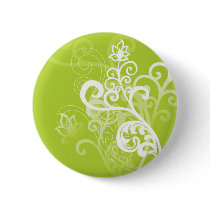 Green Whimsy buttons