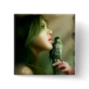 Green Whisper Pins buttons by nellfallcard Green Whisper Pins buttons