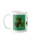 Green,White and Orange Clover Mug by RespectTheSoul Green,White and Orange Clover Mug