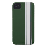Green & White Carbon Fiber iPhone 4 Case