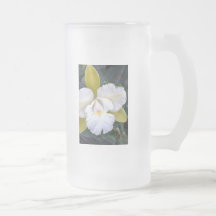 Green & White Cattleyas Coffee Mugs
