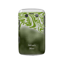 Green White Zebra Print Blackberry Phone Case Blackberry Bold Case