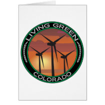 Green Wind Colorado Greeting Card