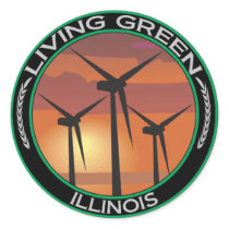 Green Wind Illinois stickers