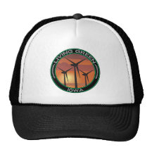 Green Wind Iowa Trucker Hats