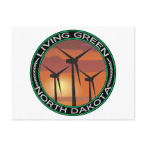Green Wind North Dakota postcards