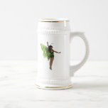Green Wing Lady Faerie 8 - 3D Fairy - Mug