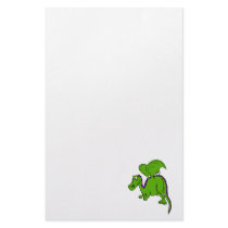 Green Winged Dragon Personalized Stationery
