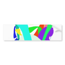 Green Wings Bumper Sticker