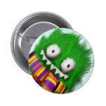 Green Winter Monster with Scarf Pin