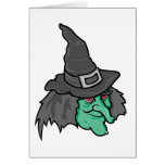 Green Witch Card