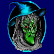 Green Witch Face Shirt by Lotacats Green Witch Face Shirt