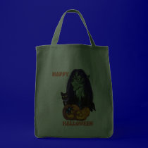 Green Witch-Happy Halloween Bags bags