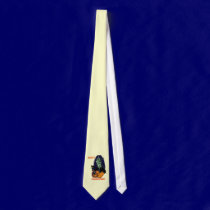 Green Witch-Happy Halloween Tie