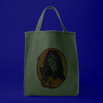 Green Witch Oval Bags bags