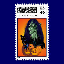 Green Witch Postage postage