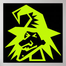 Green Witch Poster