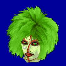 green Witch wig t-shirts by nefera green Witch wig t-shirts
