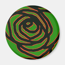 Green With Envy Fridge Magnet