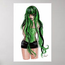artsprojekt, goth, green, hair, black, shorts, gorgeous, long, cartoon art, crotch hair, Théodore Géricault, coif, resentment, head of hair, Perception, achromatic color, emotion, inkiness, down, social status, guard hair, self-esteem, pelage, self image, body covering, Bertrand Russell, body hair, foretop, forelock, achromatic colour, graphic art, cyberart, commercial art, green-eyed monster, work of art, plastic art, artificial flower, piece of ground, piece of land, Poster with custom graphic design