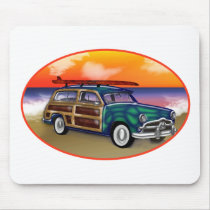 Green Woodie at Sunset mousepads