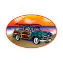 Green Woodie at Sunset t-shirts